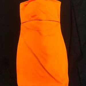 Mini strapless dress